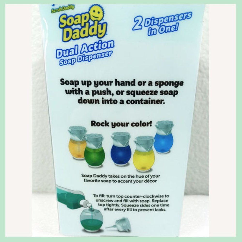 Scrub Daddy Soap Dispenser, Soap Daddy Dual Action Dispenser - Picture 4 of 6